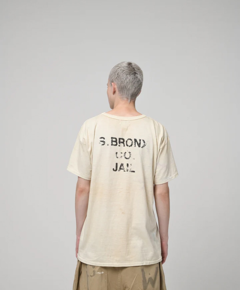 S.BRONX CO. JAIL 8812 Tee White/ホワイト L(MEN)