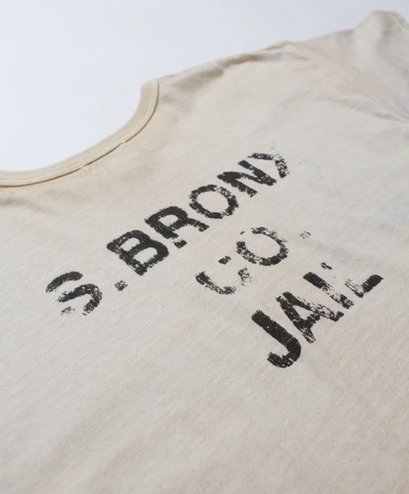 S.BRONX CO. JAIL 8812 Tee White/ホワイト L(MEN)