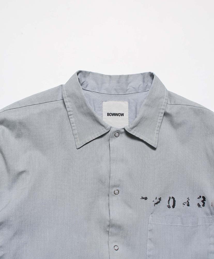 S.BRONX CO. JAIL Shit Aged L.Blue/ライトブルー L(MEN)