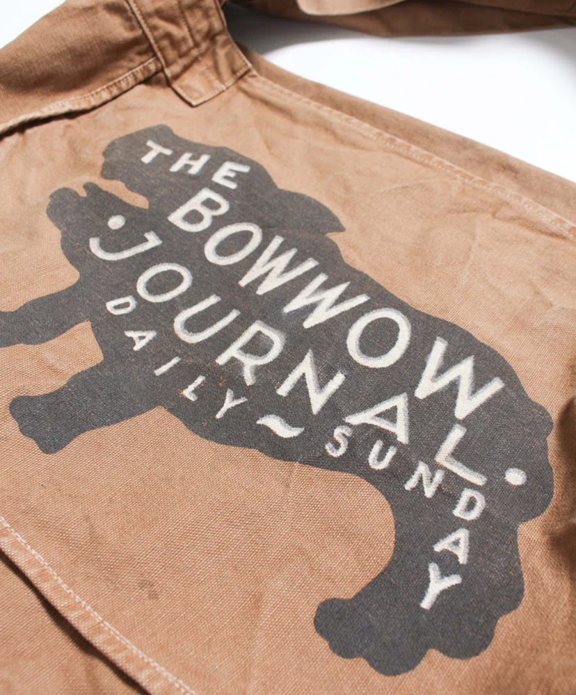 THE BOW WOW JOURNAL Newspaper Bag Aged Brown/ブラウン ONE(MEN)