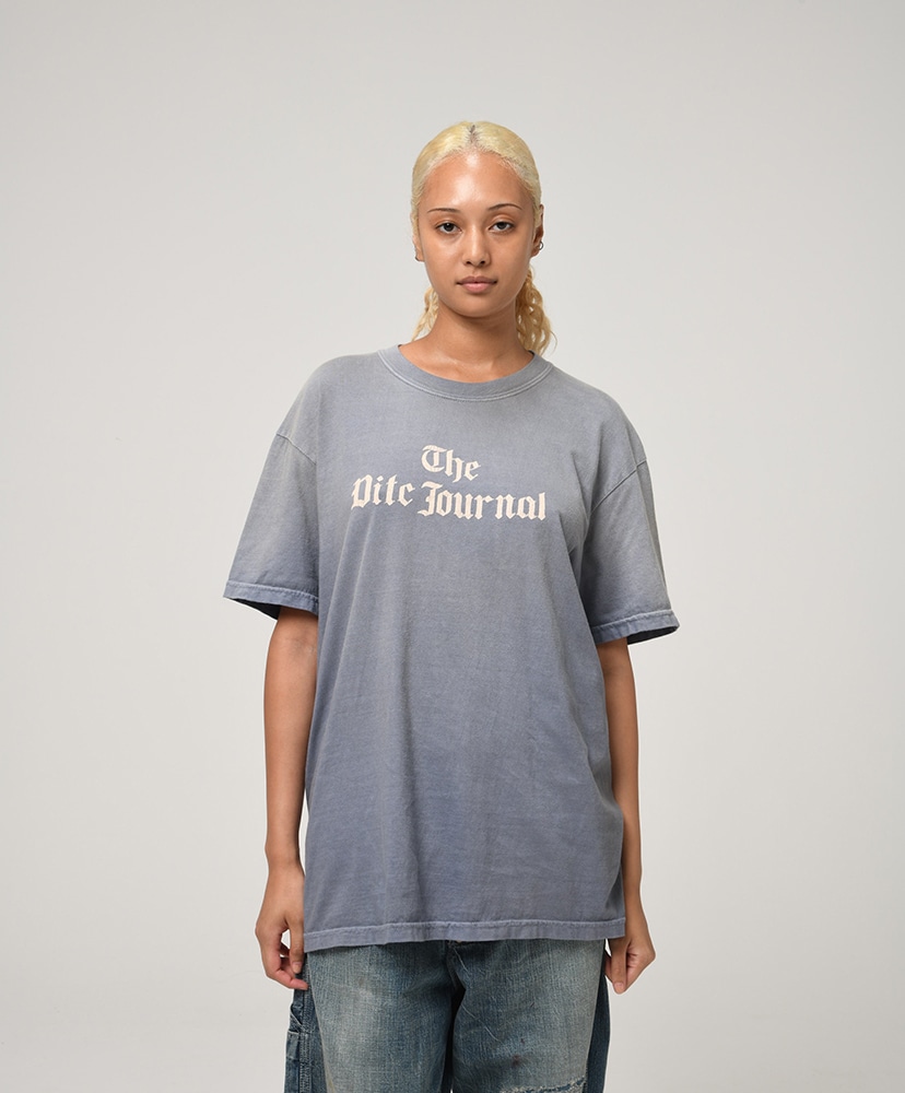 THE DITC Journal Tee Aged Eggplant/エッグプラント L(MEN)