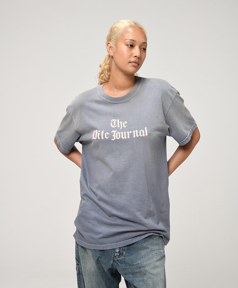THE DITC Journal Tee Aged Eggplant/エッグプラント L(MEN)