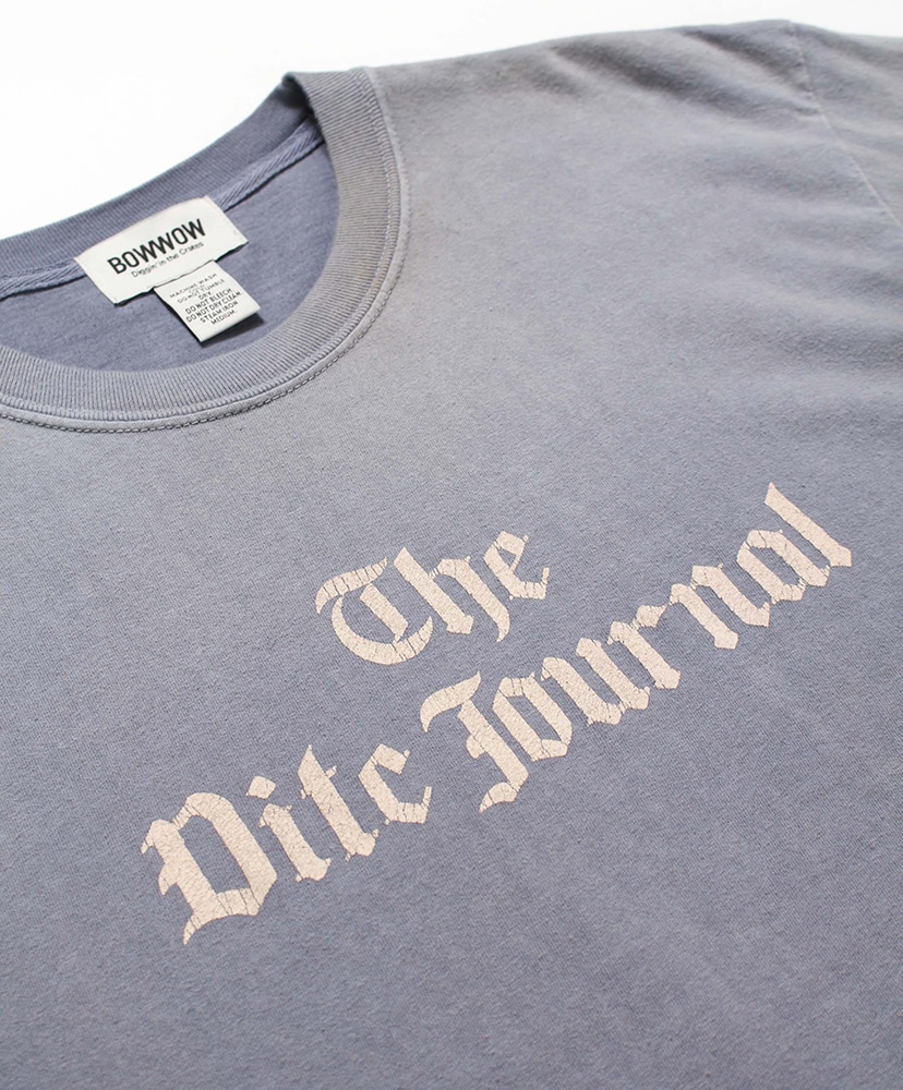THE DITC Journal Tee Aged Eggplant/エッグプラント L(MEN)