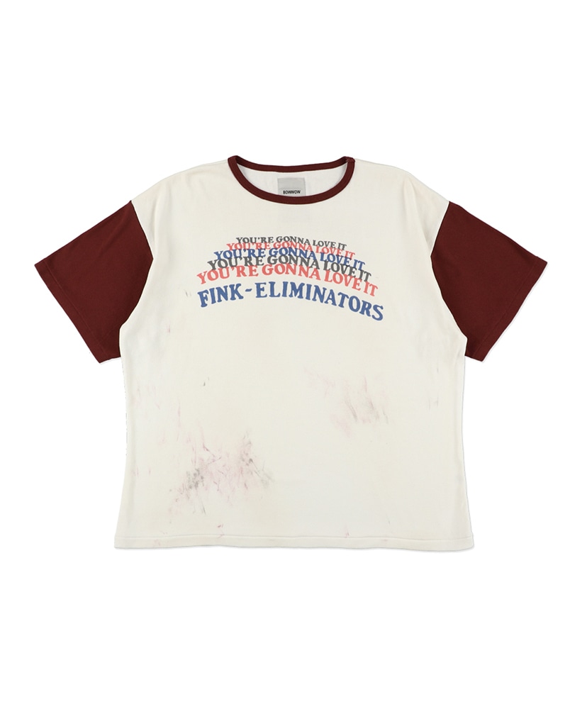 White×Burgundy/ホワイト×バーガンディ