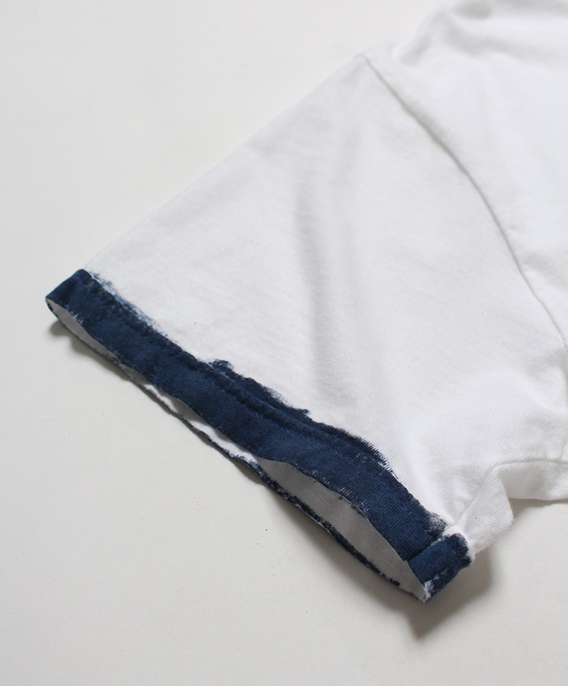 FER Motorsport Trim Tee White×Navy/ホワイト×ネイビー L(MEN)