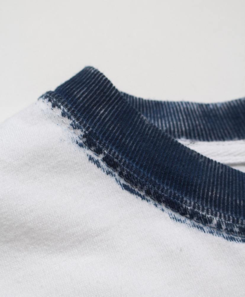 FER Motorsport Trim Tee White×Navy/ホワイト×ネイビー L(MEN)