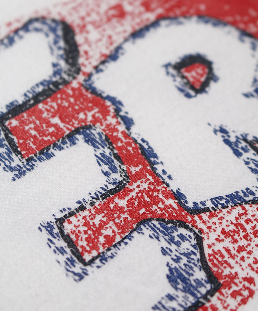 FER Motorsport Trim Tee White×Navy/ホワイト×ネイビー L(MEN)