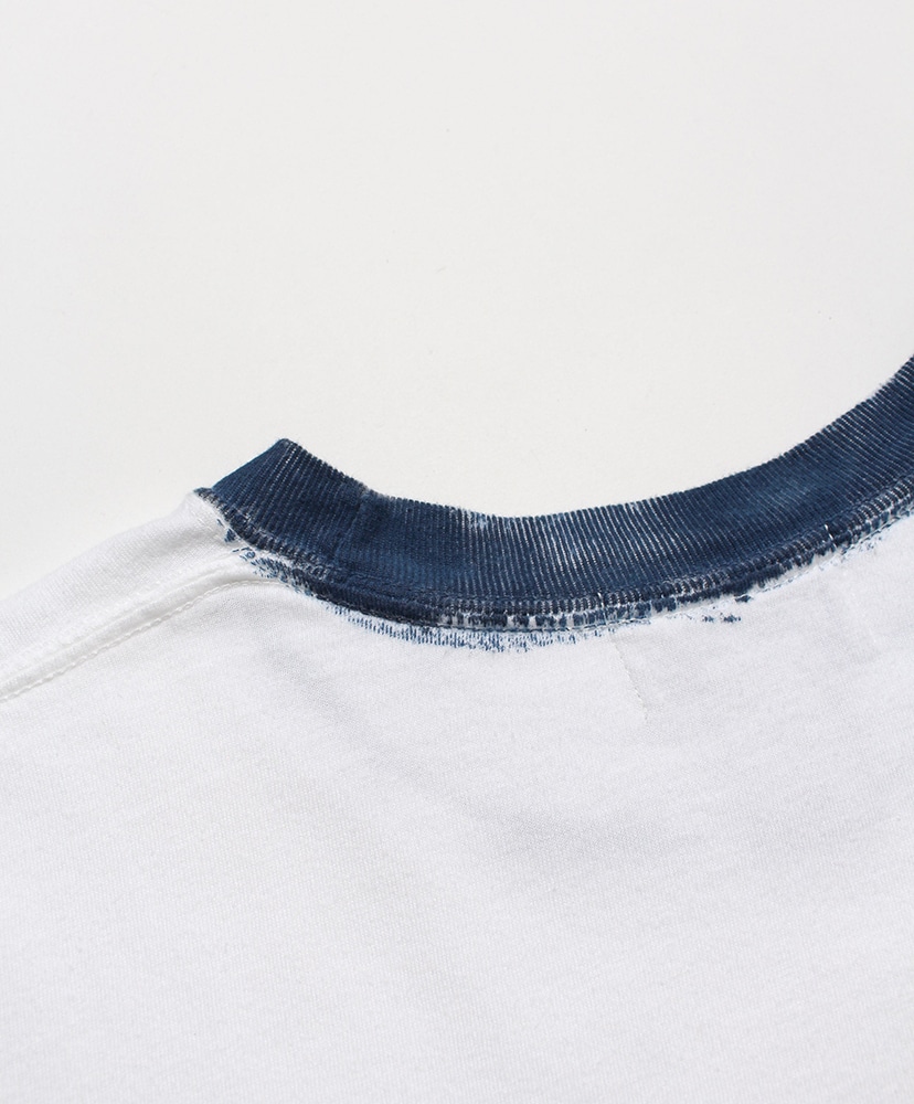 FER Motorsport Trim Tee White×Navy/ホワイト×ネイビー L(MEN)