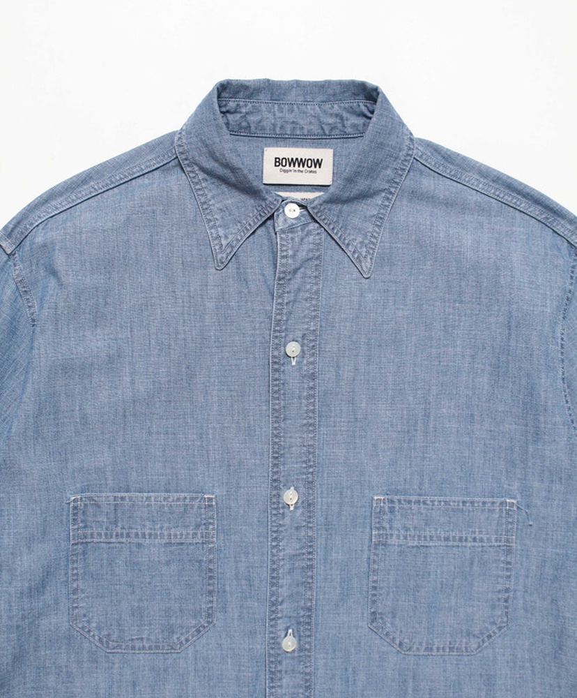 Heritage Chambray Shirt Aged Indigo/インディゴ L(MEN)