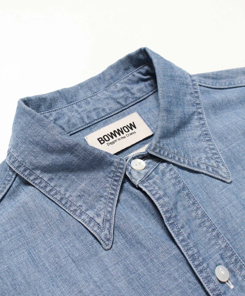 Heritage Chambray Shirt Aged Indigo/インディゴ L(MEN)