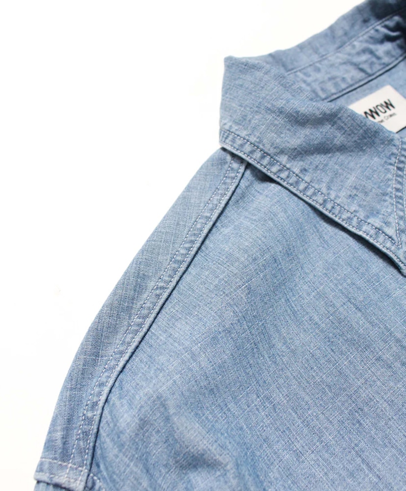 Heritage Chambray Shirt Aged Indigo/インディゴ L(MEN)