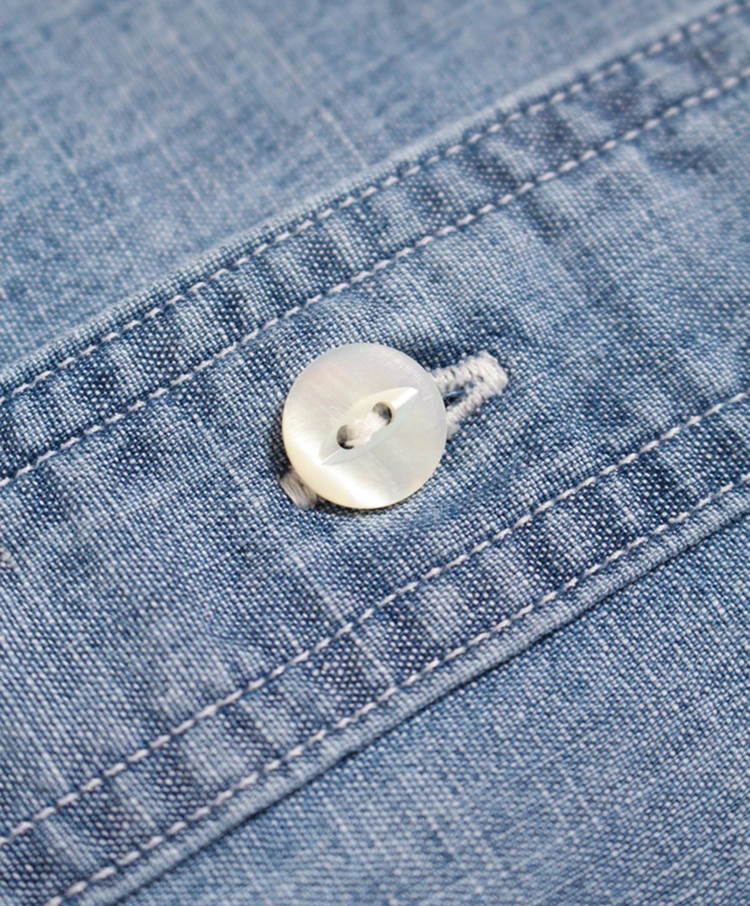 Heritage Chambray Shirt Aged Indigo/インディゴ L(MEN)