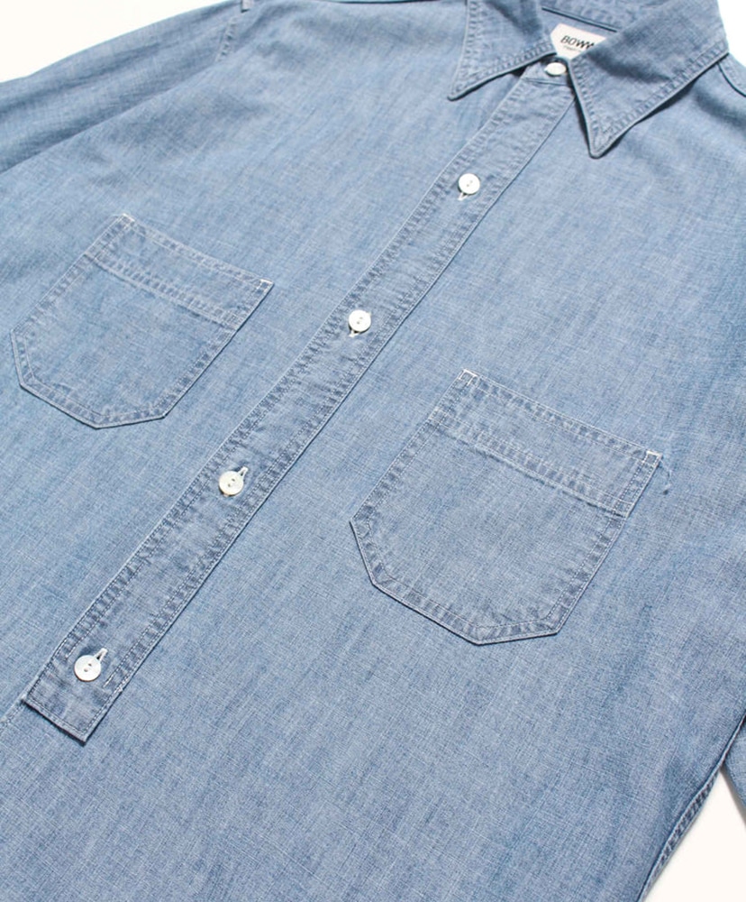 Heritage Chambray Shirt Aged Indigo/インディゴ L(MEN)