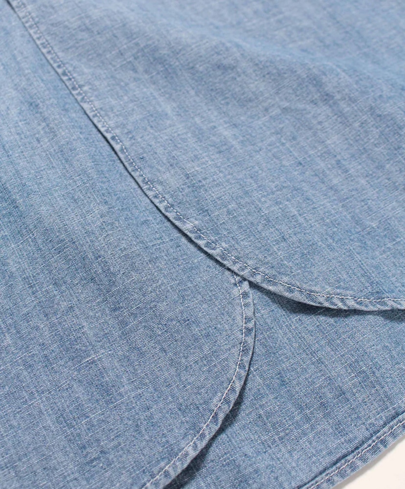 Heritage Chambray Shirt Aged Indigo/インディゴ L(MEN)