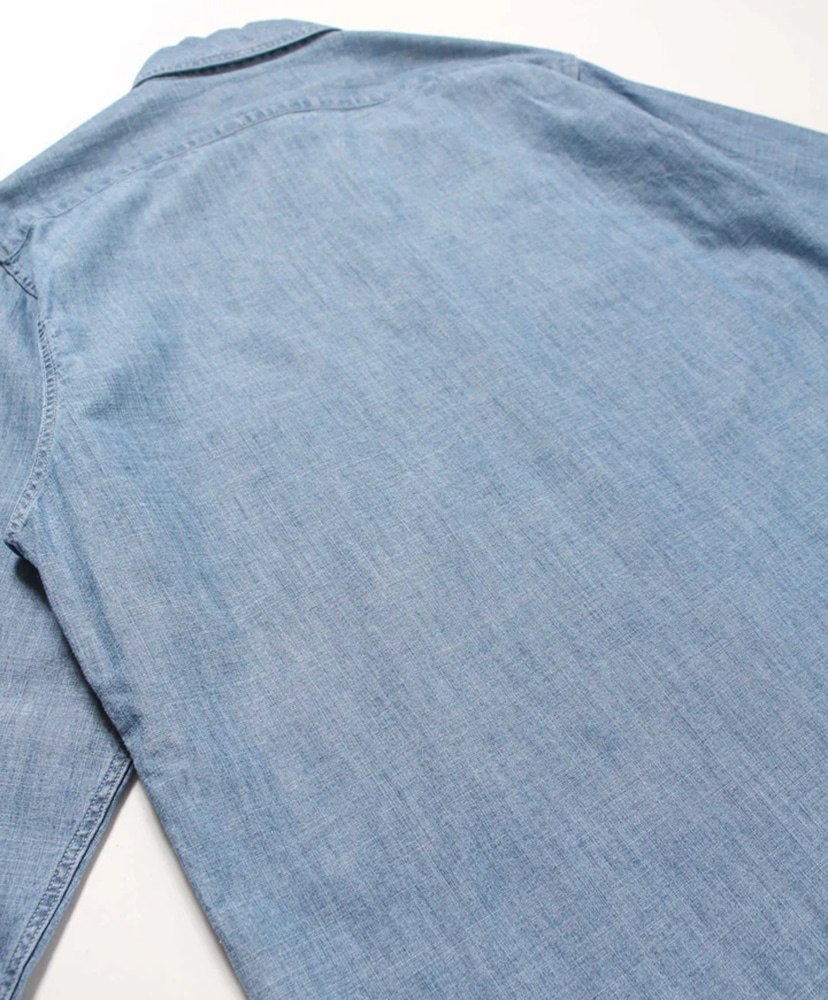Heritage Chambray Shirt Aged Indigo/インディゴ L(MEN)