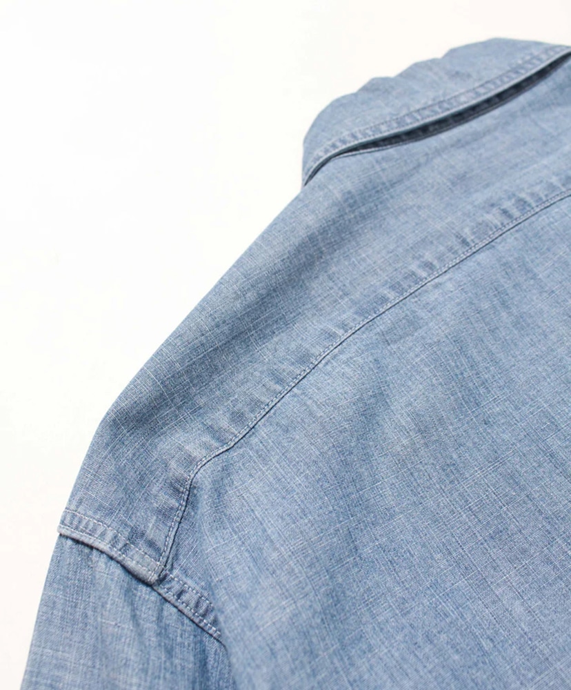 Heritage Chambray Shirt Aged Indigo/インディゴ L(MEN)