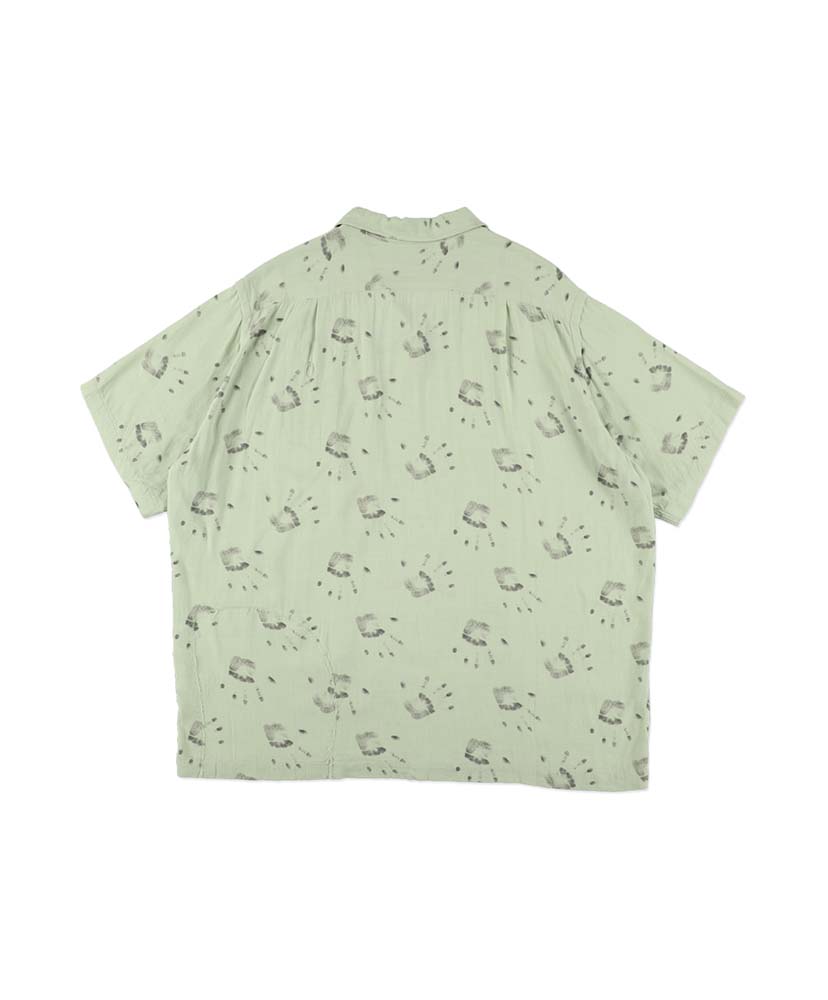Handprint SS Shirt Aged L.Green/ライトグリーン L(MEN)
