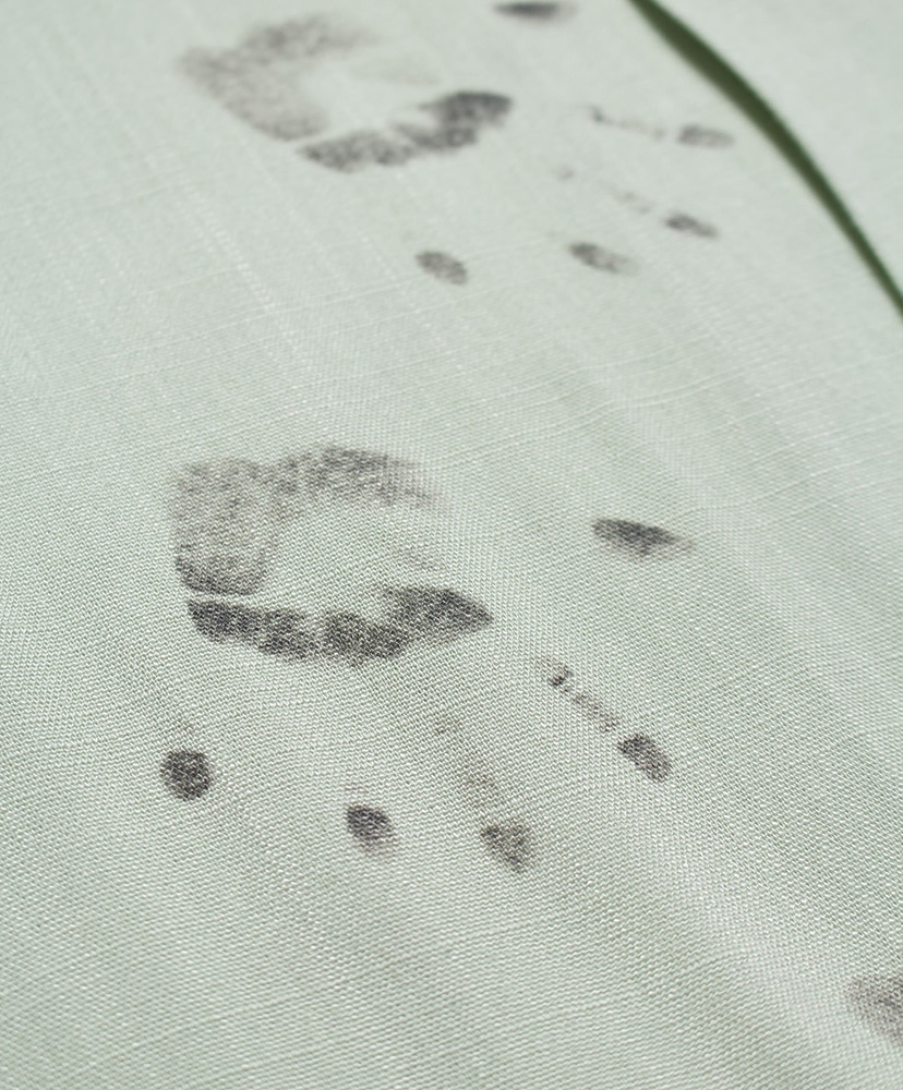Handprint SS Shirt Aged L.Green/ライトグリーン L(MEN)