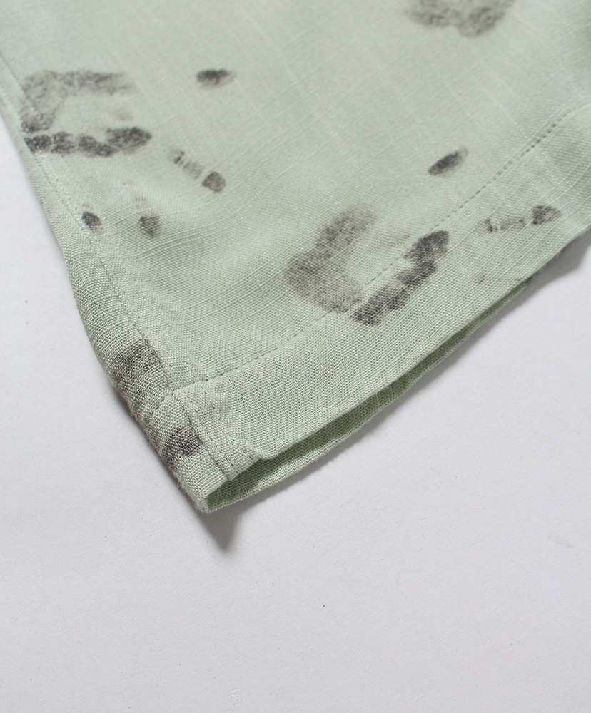 Handprint SS Shirt Aged L.Green/ライトグリーン L(MEN)