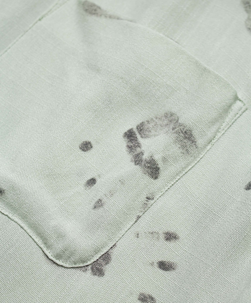 Handprint SS Shirt Aged L.Green/ライトグリーン L(MEN)