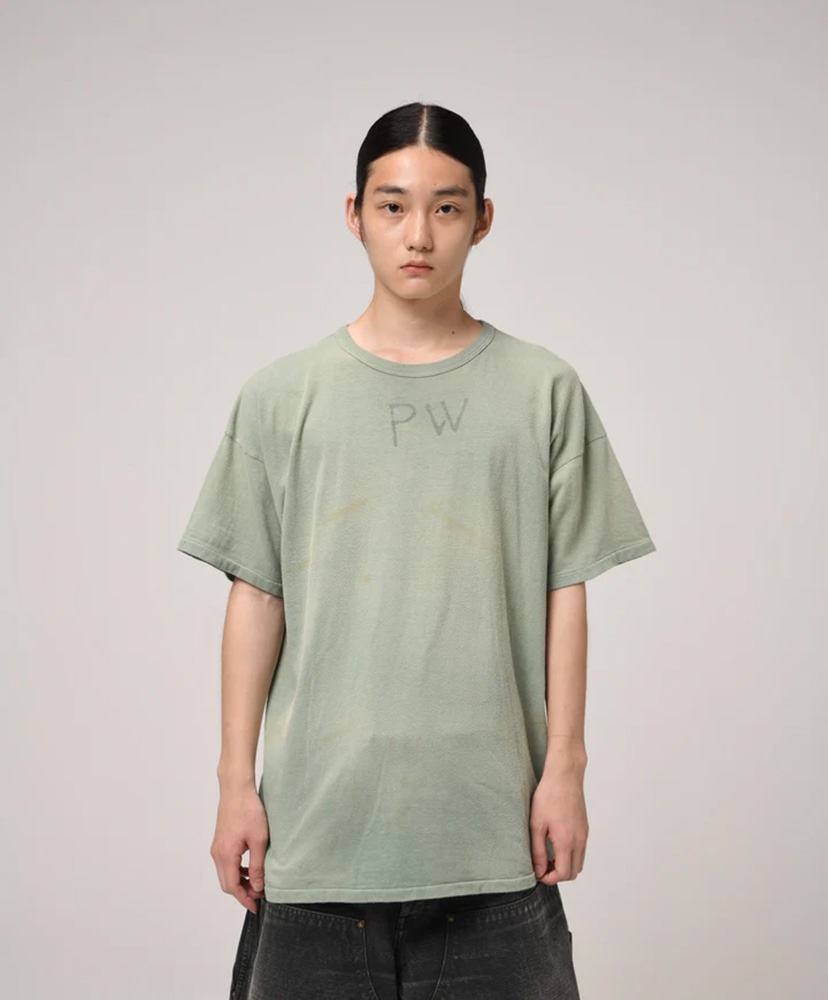 PW 8812 Tee Aged Green/グリーン L(MEN)