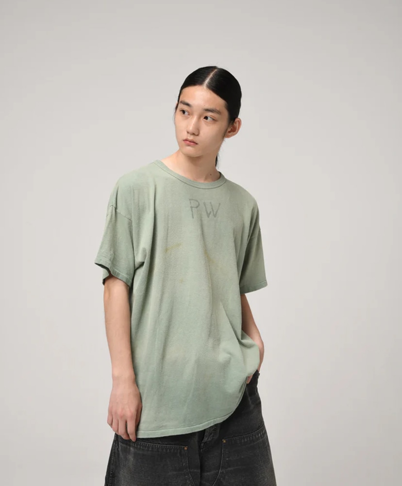PW 8812 Tee Aged Green/グリーン L(MEN)