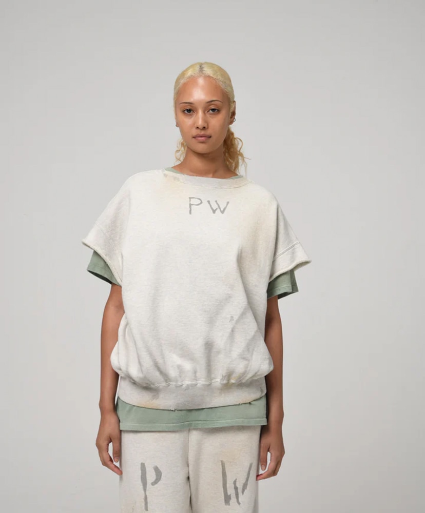 PW SS Sweatshirt Aged Oatmeal/オートミール L(MEN)