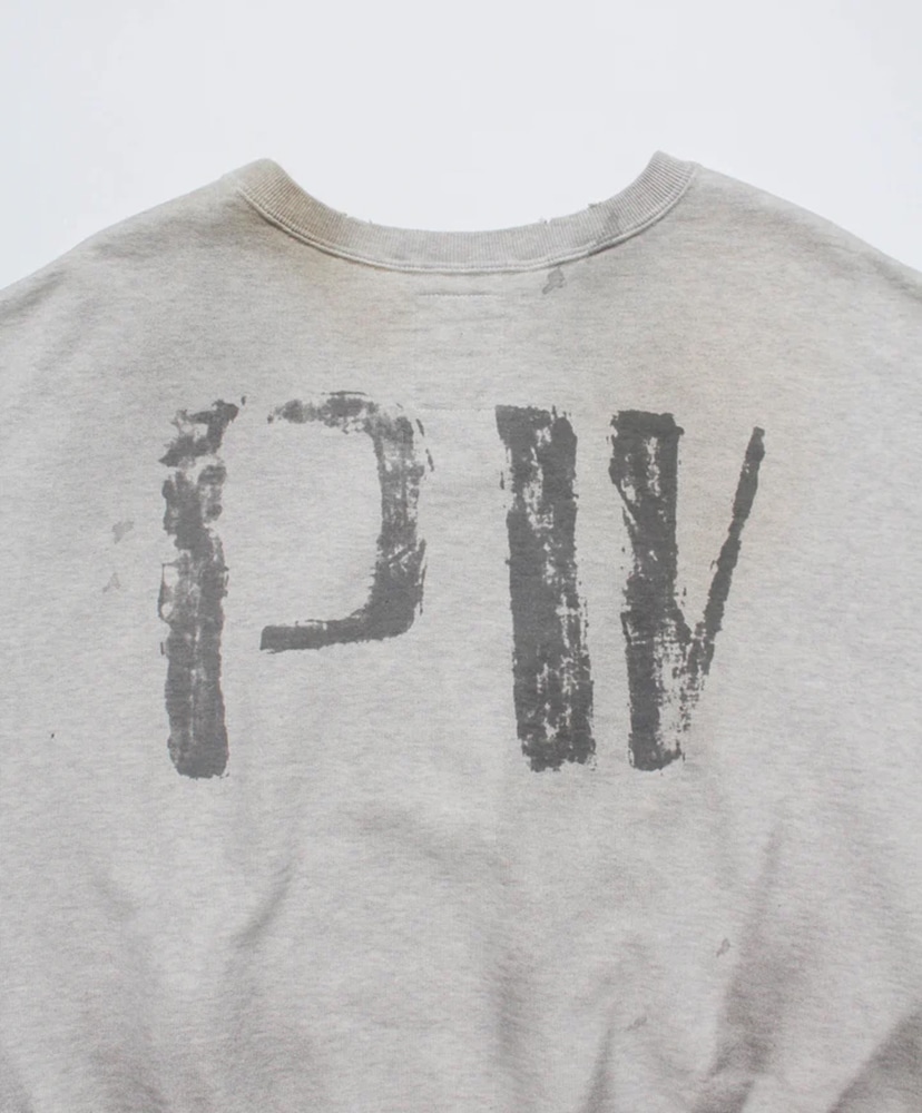 PW SS Sweatshirt Aged Oatmeal/オートミール L(MEN)