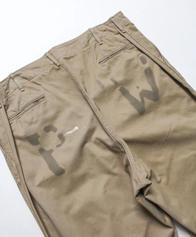 PW 41 Khaki Trousers Aged Khaki/カーキ XXXL(MEN)