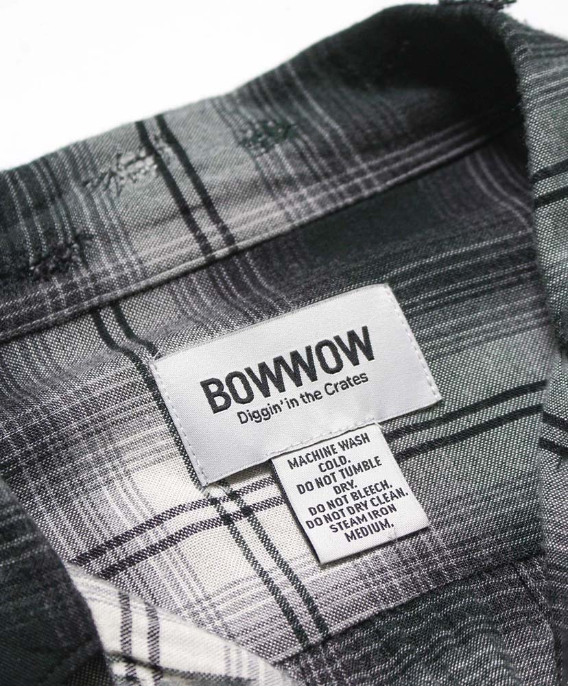 Remade Rayon Plaid Shirt Aged D.Green×White/ダークグリーン×ホワイト L(MEN)