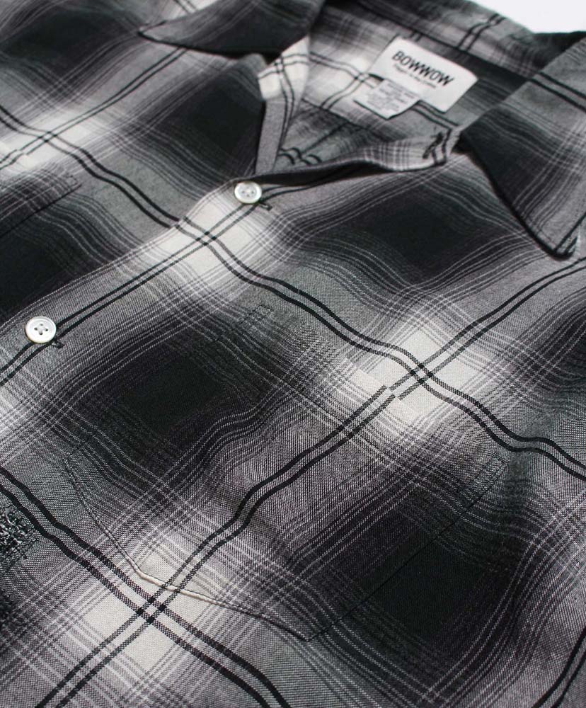 Remade Rayon Plaid Shirt Aged D.Green×White/ダークグリーン×ホワイト L(MEN)