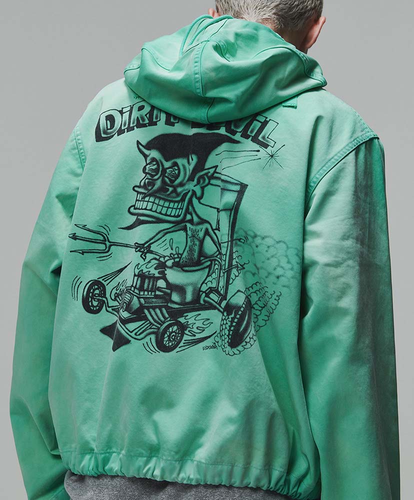 Sketch Devil Salvage Parka Aged Green/グリーン L(MEN)