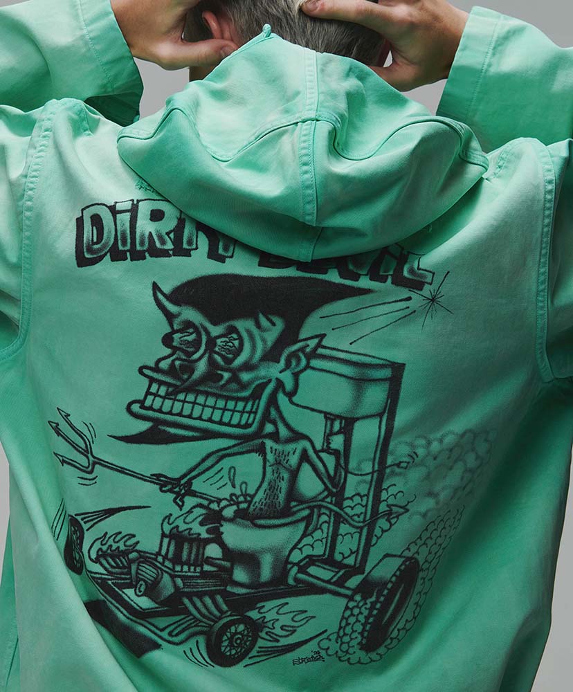 Sketch Devil Salvage Parka Aged Green/グリーン L(MEN)