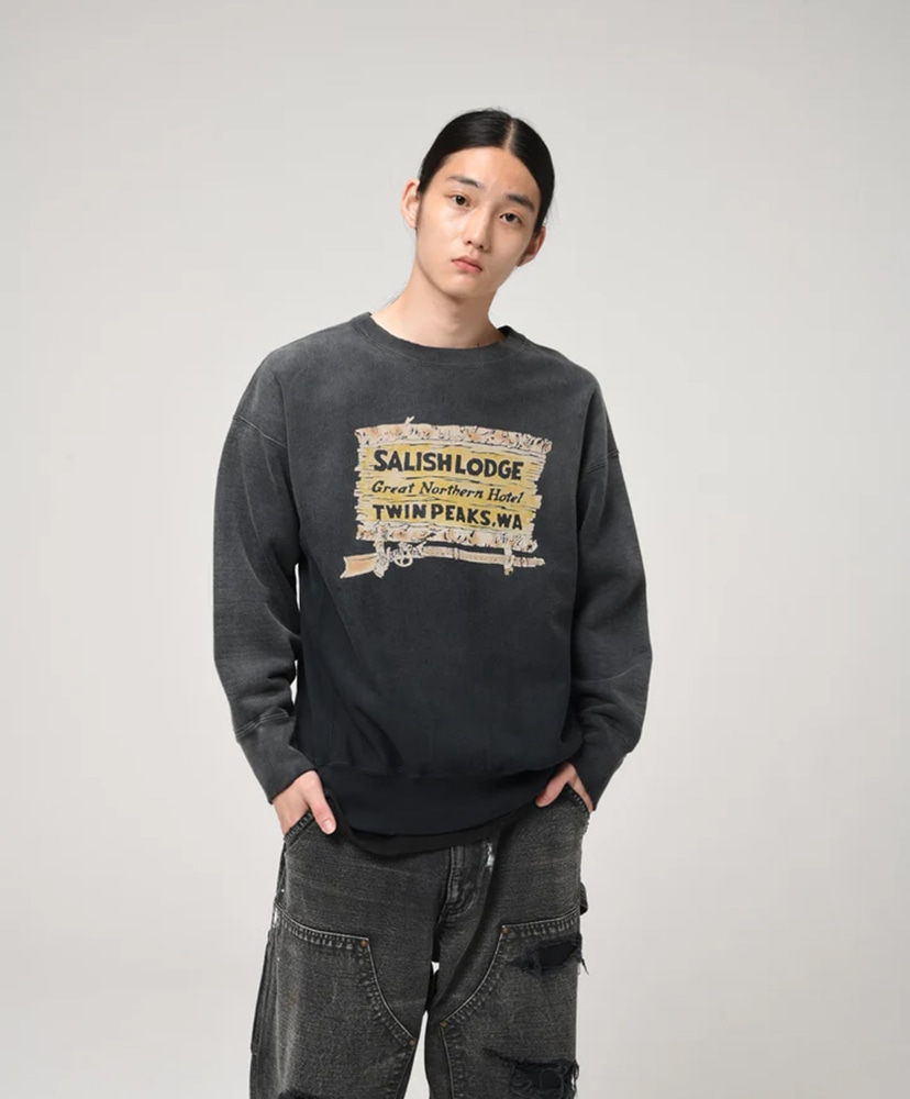 Salish Lodge Sweatshirt Aged Black/ブラック L(MEN)