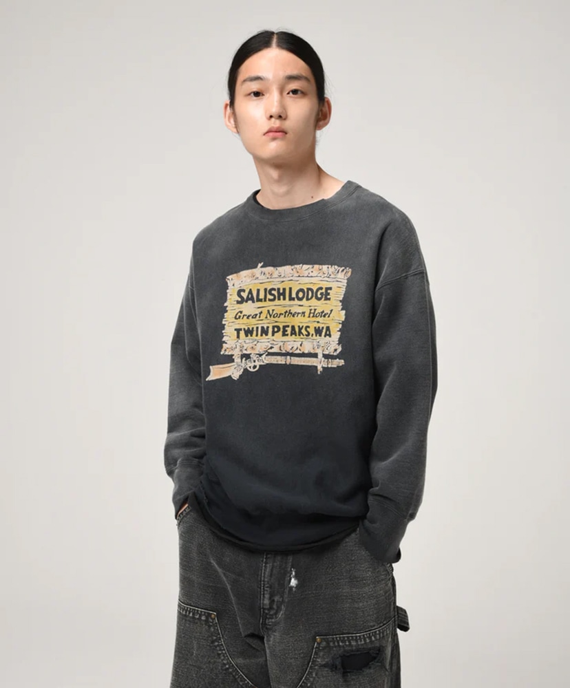 Salish Lodge Sweatshirt Aged Black/ブラック L(MEN)