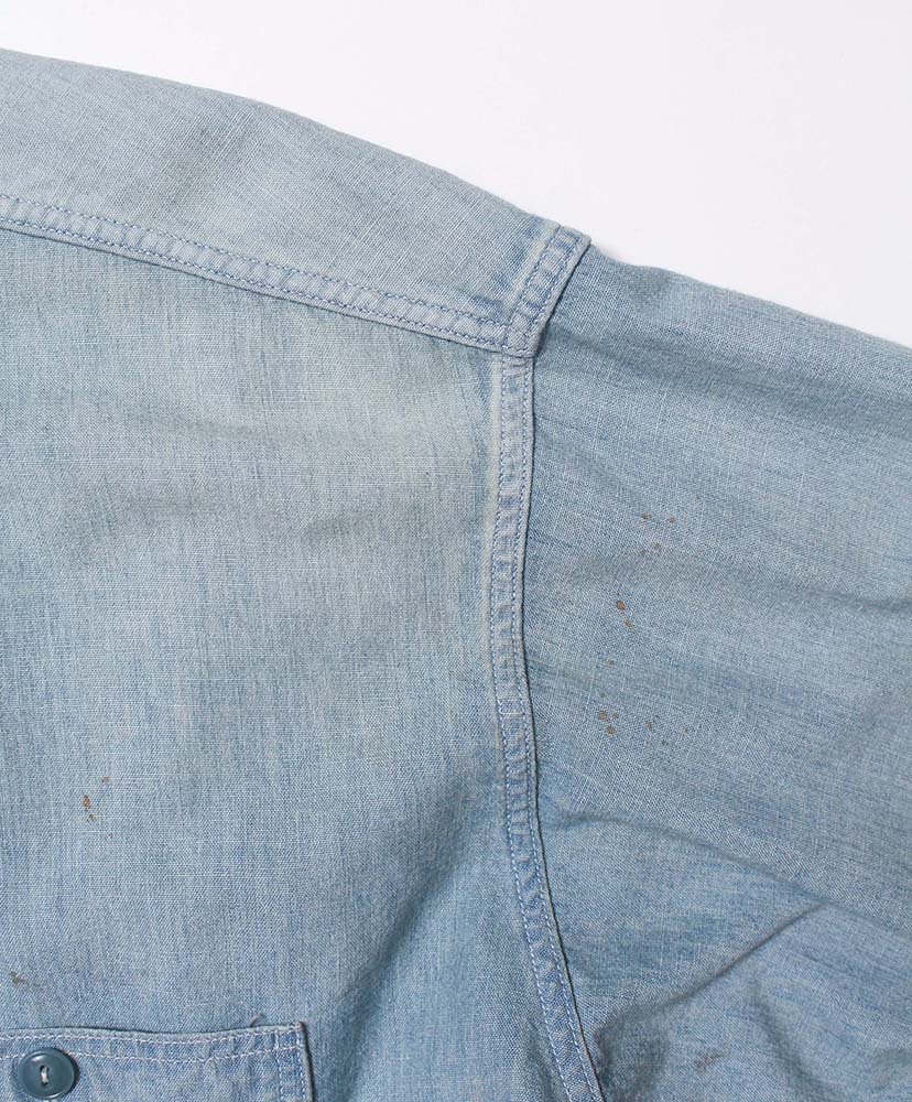 Sketch Zomboo USN Chambray Shirt Aged Indigo/インディゴ L(MEN)
