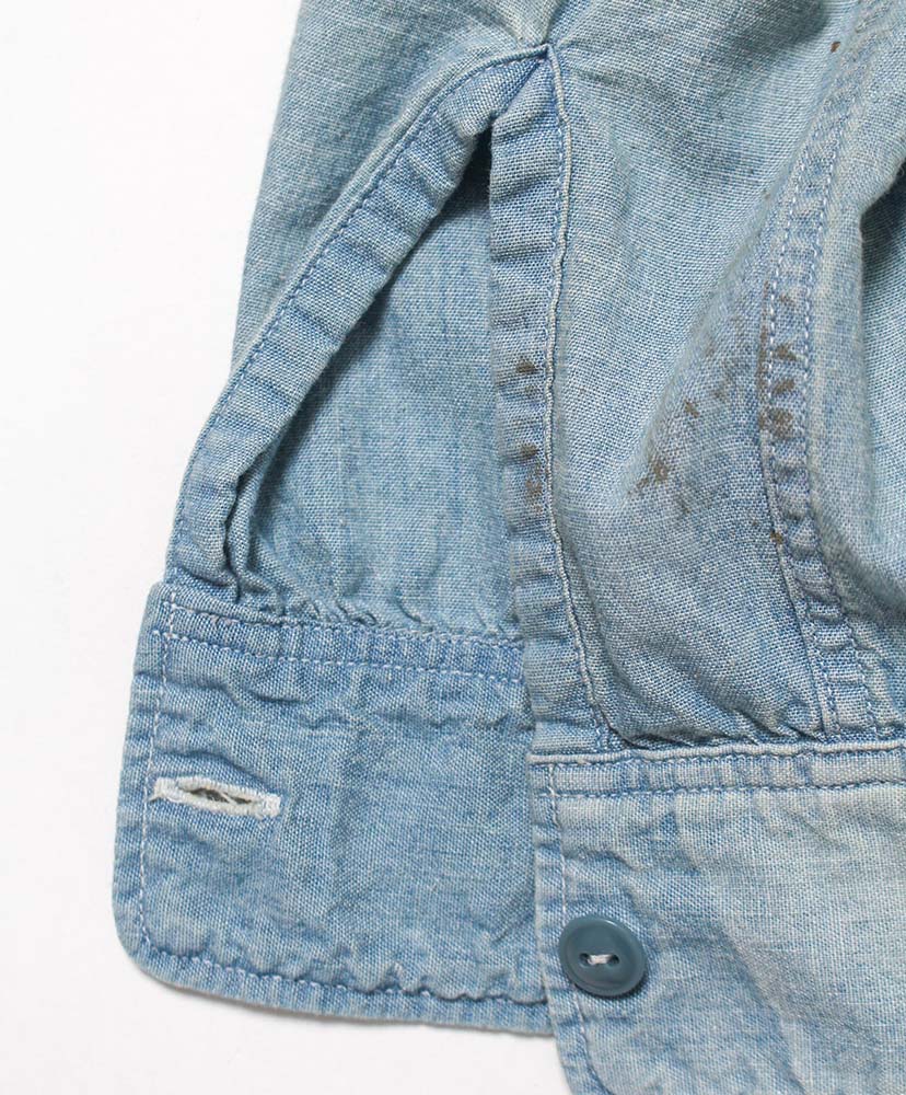 Sketch Zomboo USN Chambray Shirt Aged Indigo/インディゴ L(MEN)
