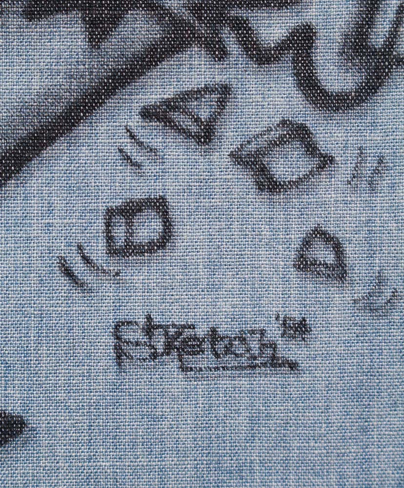 Sketch Zomboo USN Chambray Shirt Aged Indigo/インディゴ L(MEN)