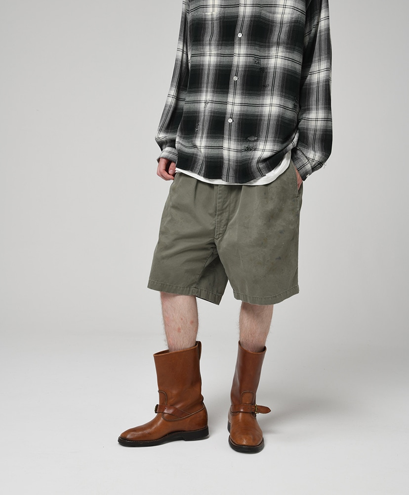 US ARMY Chino Shorts Aged Olive/オリーブ L(MEN)