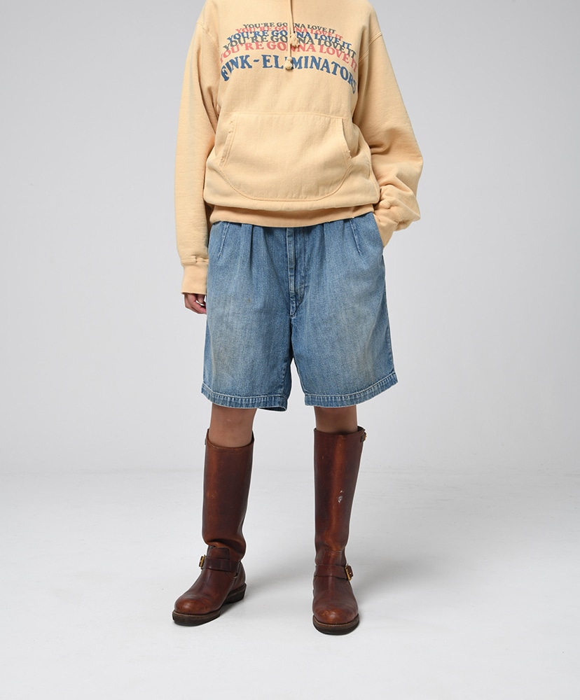 US Army Denim Shorts Aged Indigo/インディゴ L(MEN)