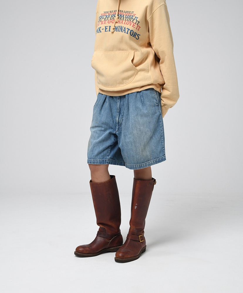 US Army Denim Shorts Aged Indigo/インディゴ L(MEN)