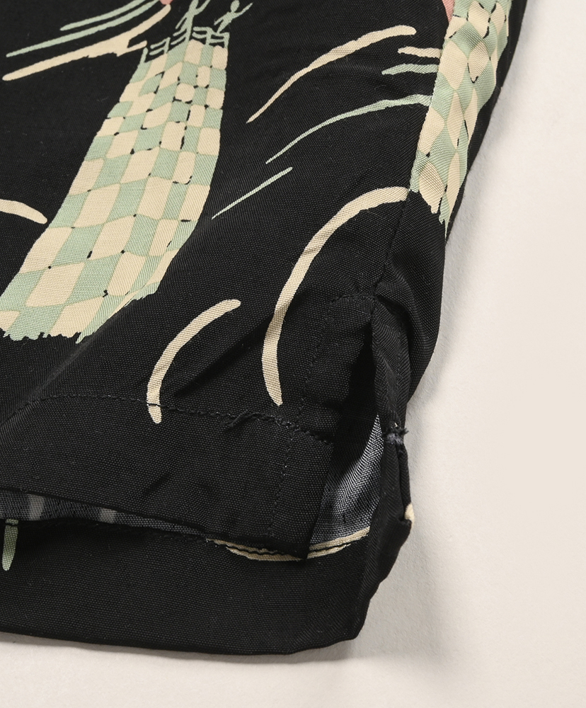 Hawaiian Shirt Transportation Black/ブラック L(MEN)