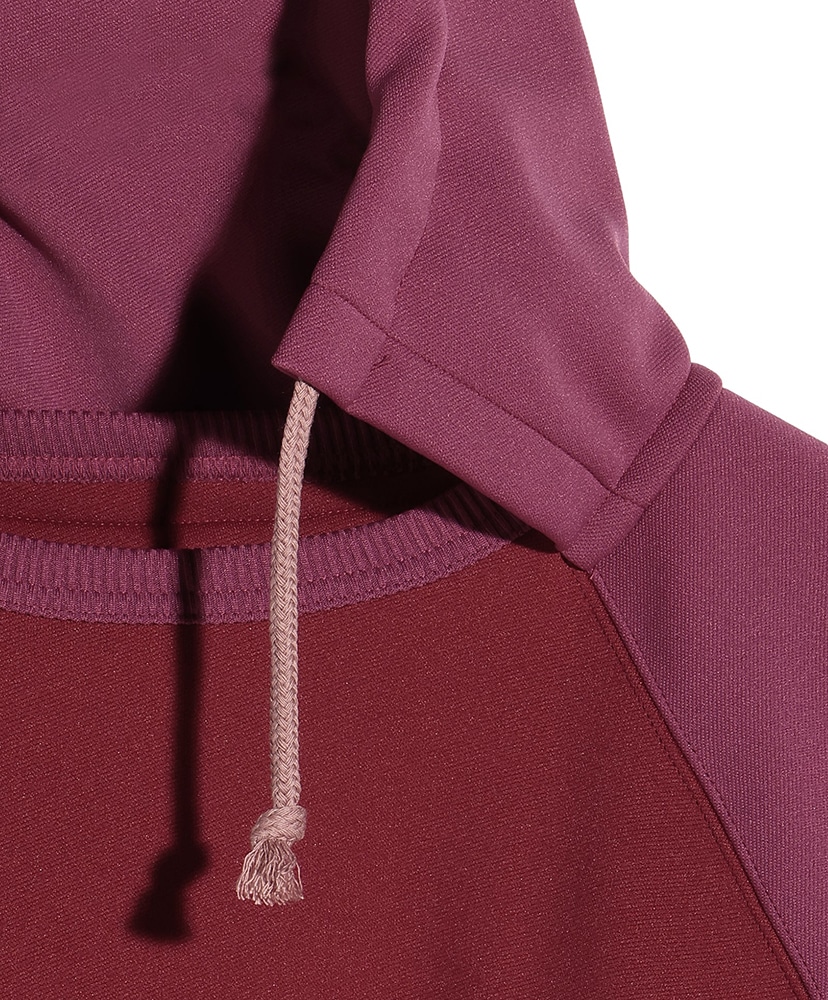 W Face 2 Tone Hoodie Red×Wine/レッド×ワイン 3(MEN)