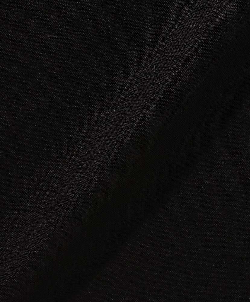 Cotton Linen Open Collar Shirt Black/ブラック 3(MEN)