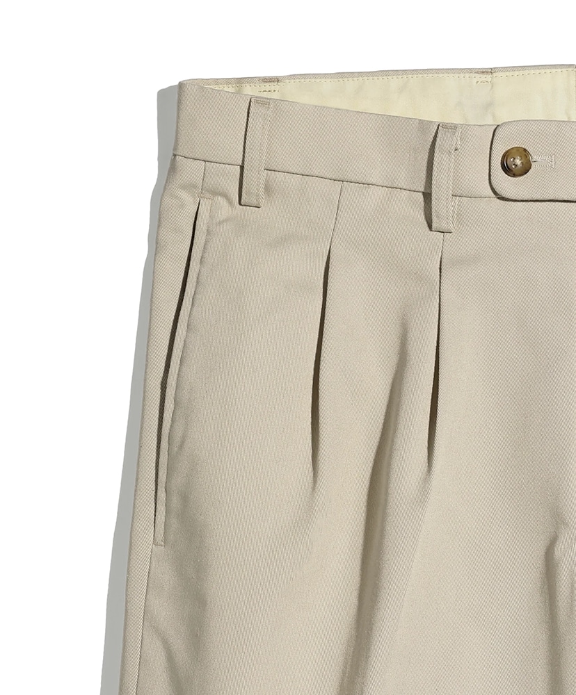 T/C Twill Tuck Trousers Sand Beige/サンドベージュ 2(MEN)