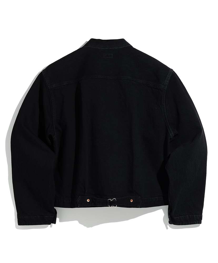 Black Denim Tracker Jacket 1st Type Black/ブラック 48(MEN)