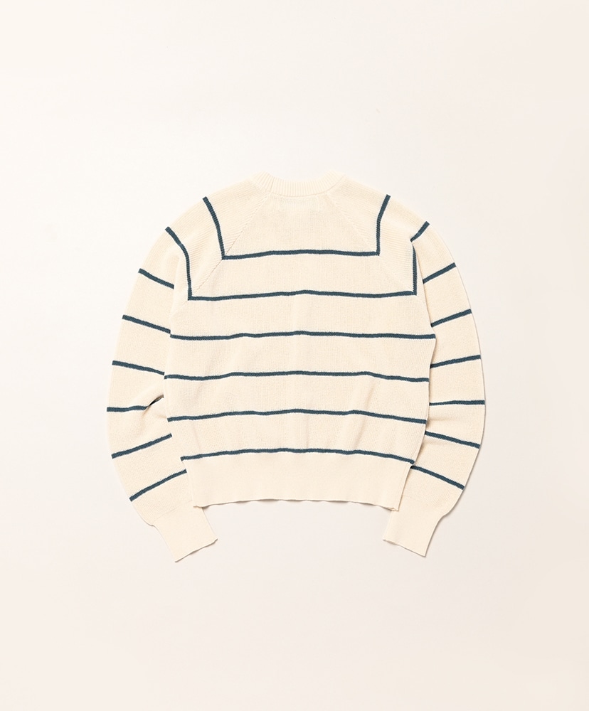 W's Swans Island Sweater Ecru×Green/エクリュ×グリーン M(WOMEN)