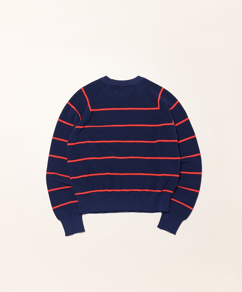 W's Swans Island Sweater Navy×Ruby/ネイビー×ルビー M(WOMEN)