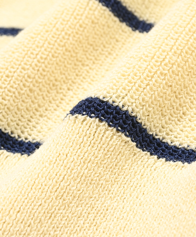 W's Swans Island Sweater Yellow×Navy/イエロー×ネイビー M(WOMEN)