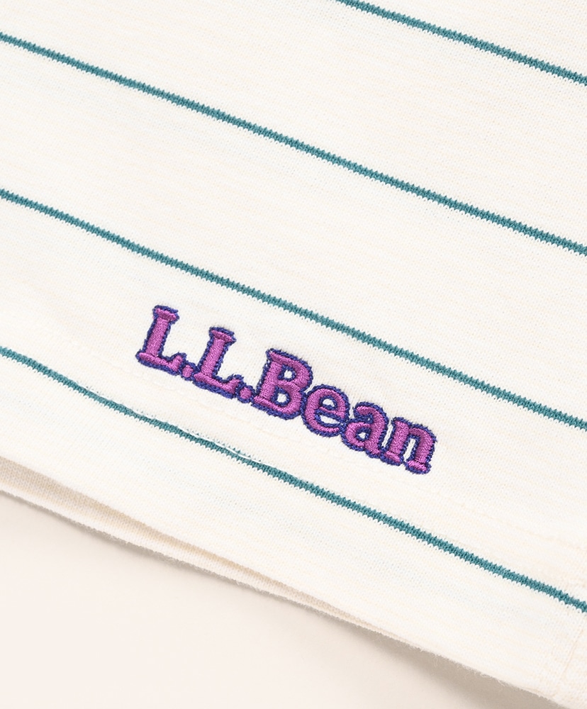 Union Short-Sleeve Striped Tee Off×Green/オフ×グリーン L(MEN)